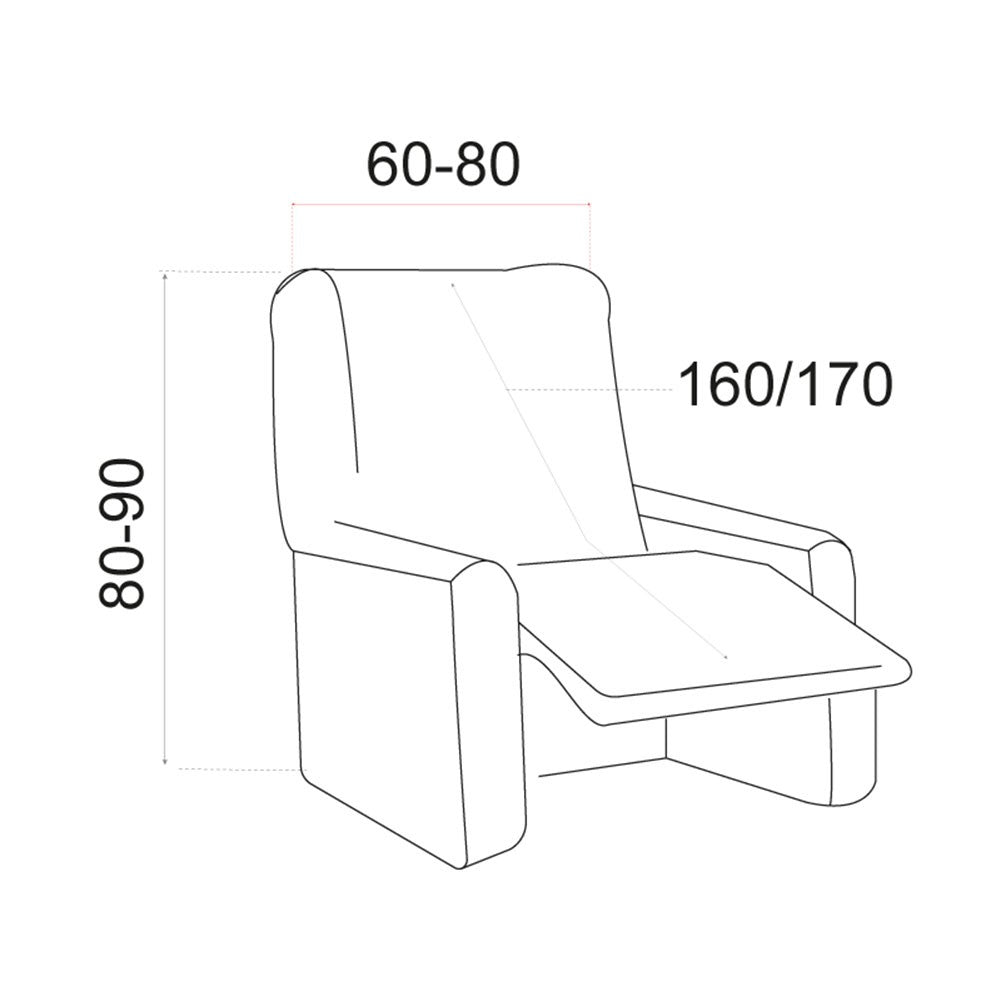 Funda Elástica Sillón Relax Silver