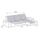 Cubre Acolchado Reversible Chaise Longue Relax Polster