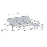 Cubre Acolchado Reversible Chaise Longue Relax Polster