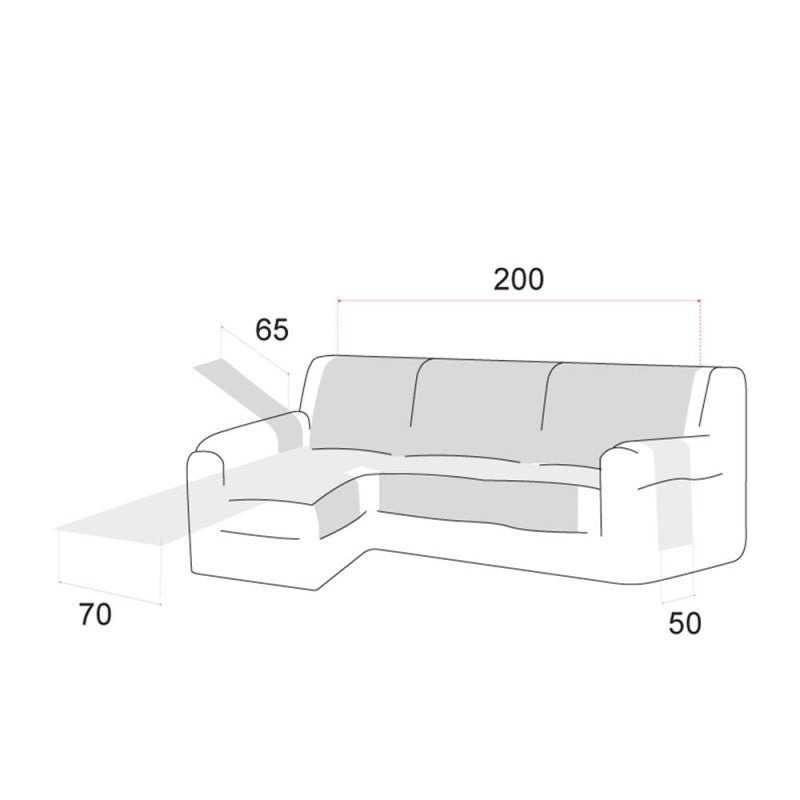 Cubre Chaise Longue Antideslizante Coral