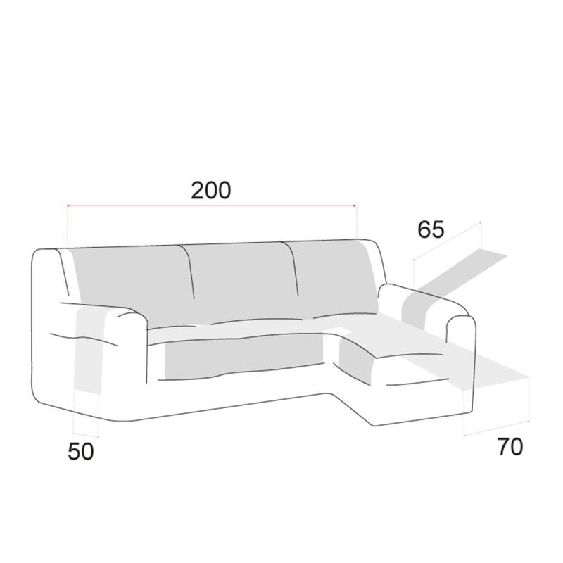 Cubre Chaise Longue Antideslizante Coral