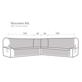 Cubre Rinconera acolchada reversible Polster