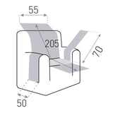 Cubre Sillón Acolchado Reversible DRY PROTECT