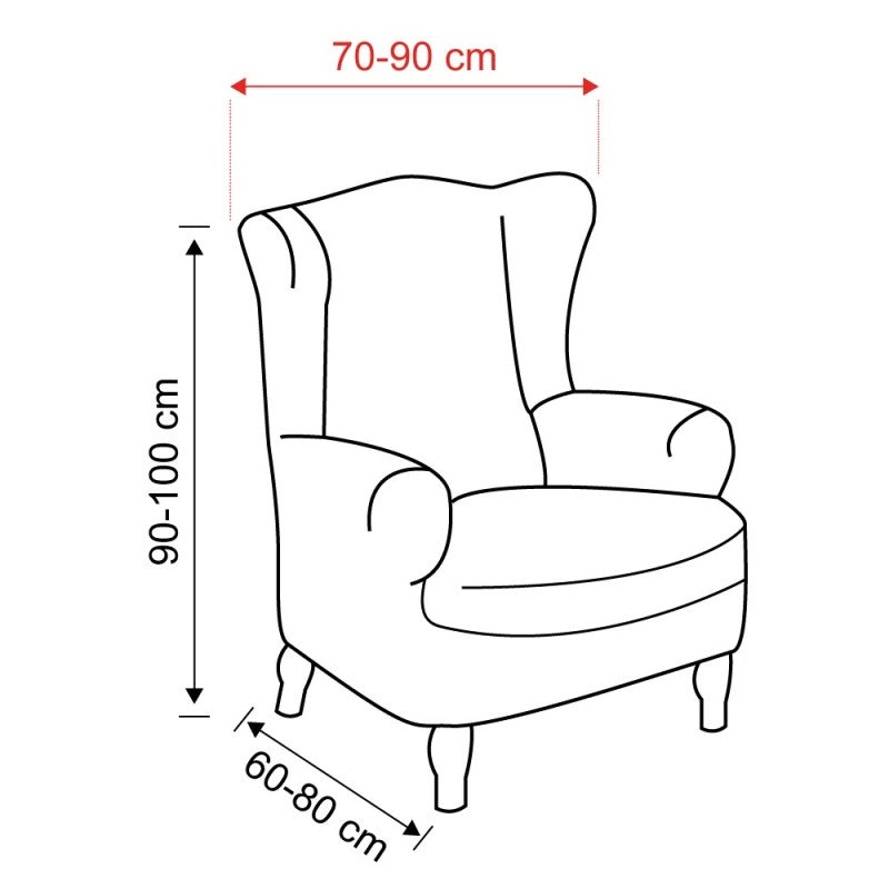 Funda Elástica Sillón Orejero Duplex Ontario