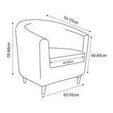 Funda Multielástica Butaca Tullsta Modelo Stark