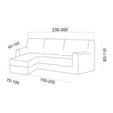 Funda Multielástica Chaise Longue Belfast