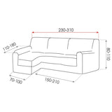 Funda Superelástica Chaise Longue Mila