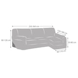 Funda Superelástica Chaise Longue Roque