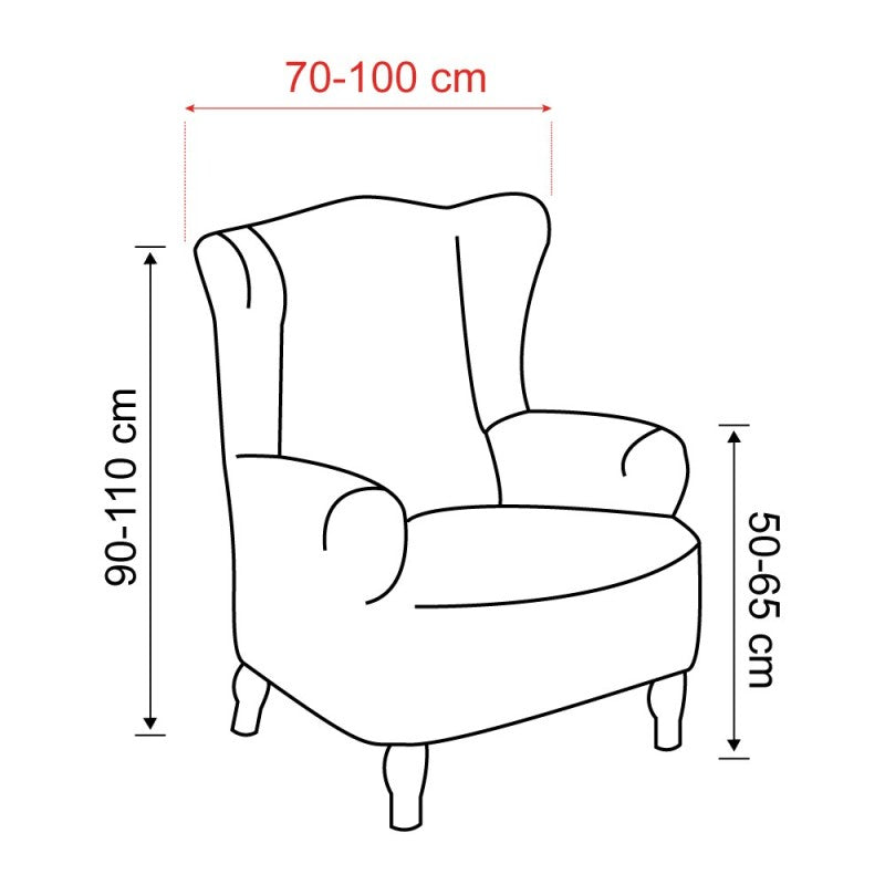 Funda Superelástica Sillón Orejero Mila