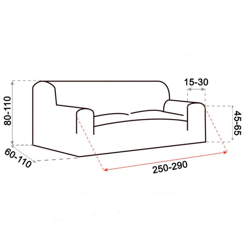 Funda Superelástica Sofá Mila